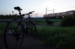 自転車と電車