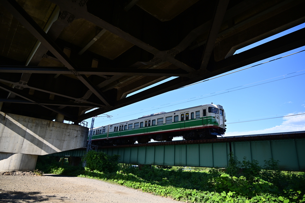 電車。