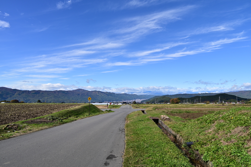 帰りは晴れる。