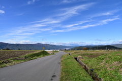 帰りは晴れる。