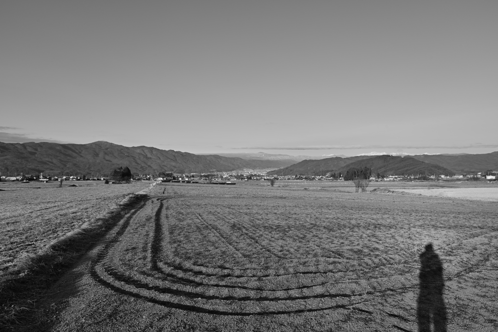 ずーと向こうまで見えます。