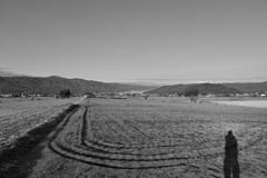 ずーと向こうまで見えます。