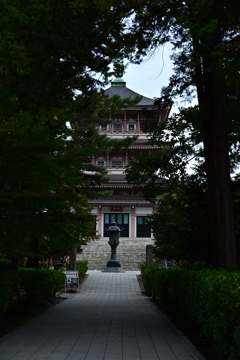 善光寺のどこか。