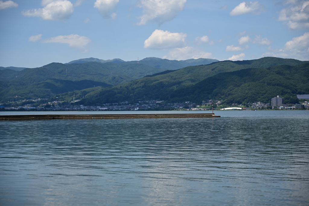 初諏訪湖。