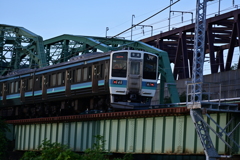 電車。