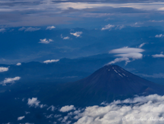 上空からの富士山