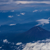 上空からの富士山