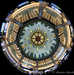 東京駅の天井を見ると…