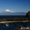 港と富士山