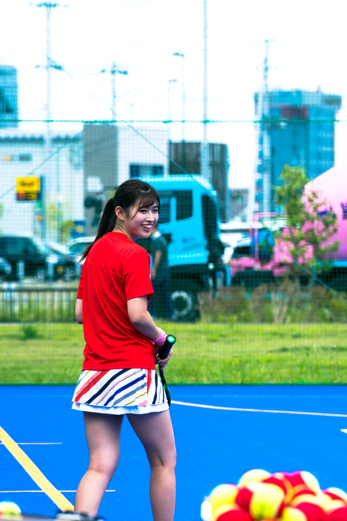 R-PROJECT TENNIS ACADEM　テニスイベントTeam８佐藤朱