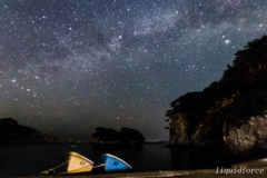 浄土ヶ浜の天の川