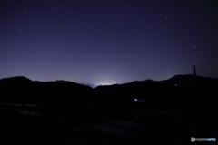 富士の夜空