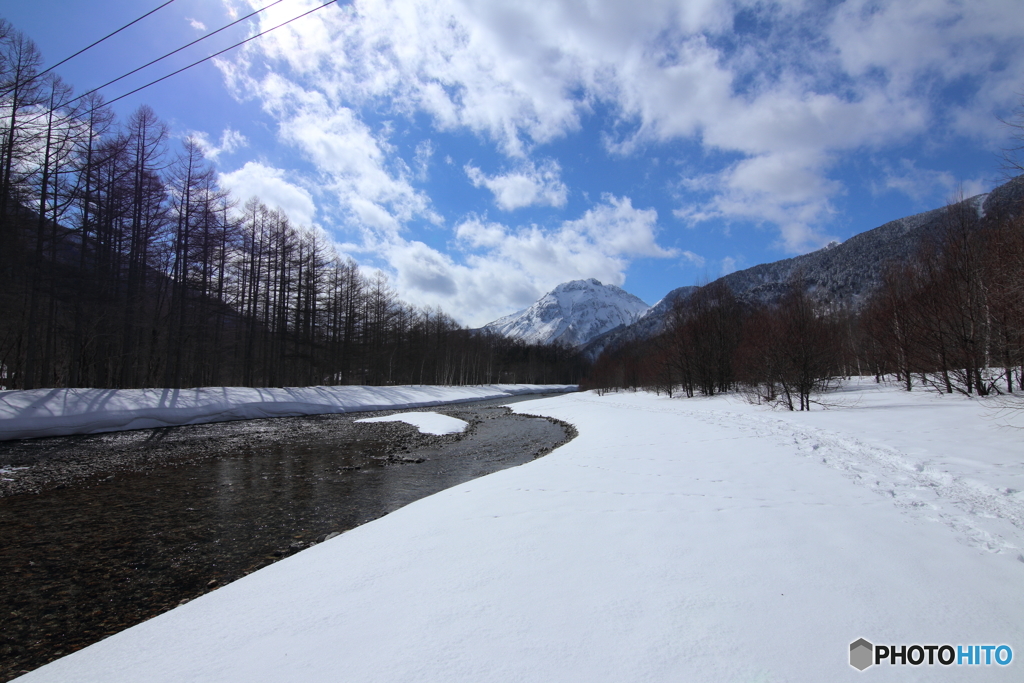 上高地の冬