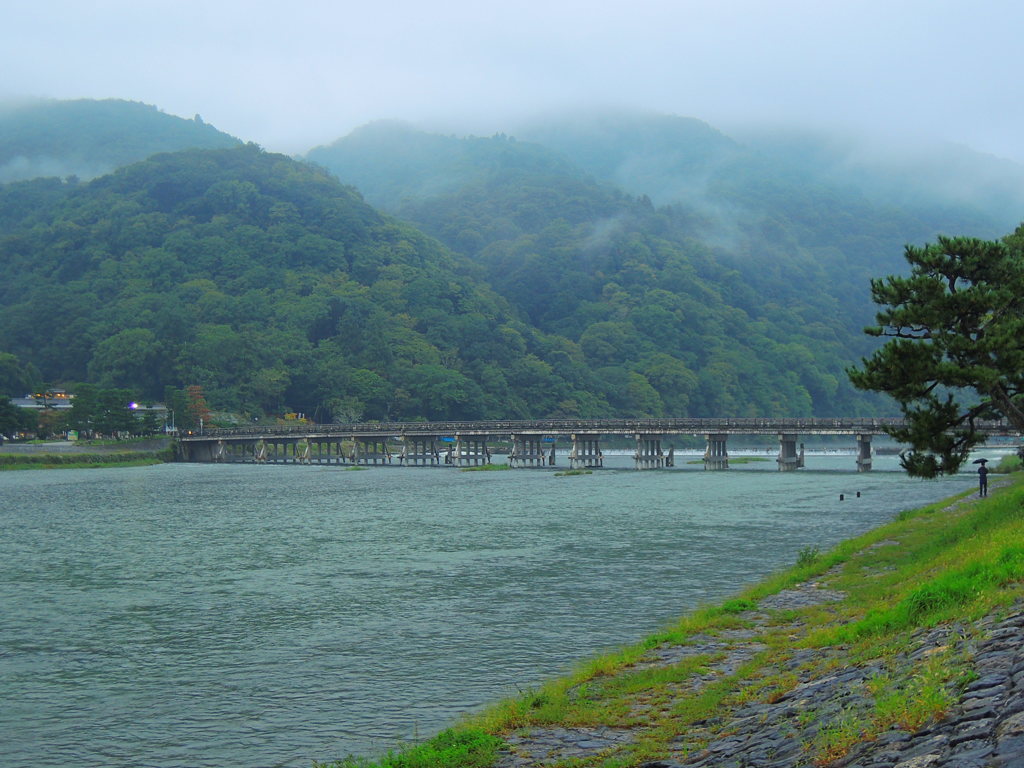 雨の朝