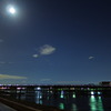 月とオリオンと渡月橋
