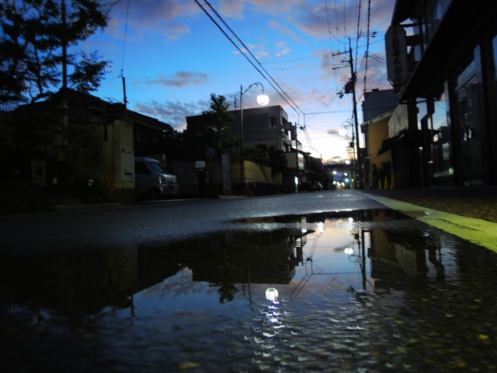 雨上がりの朝