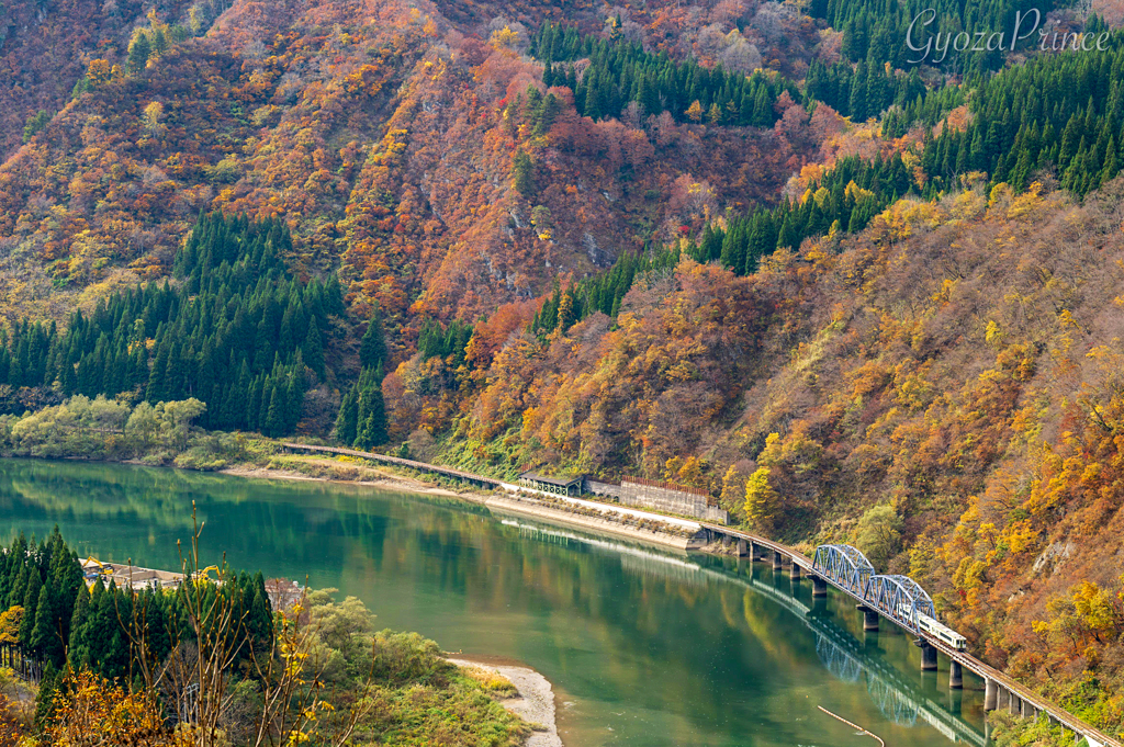 蒲生岳を臨む