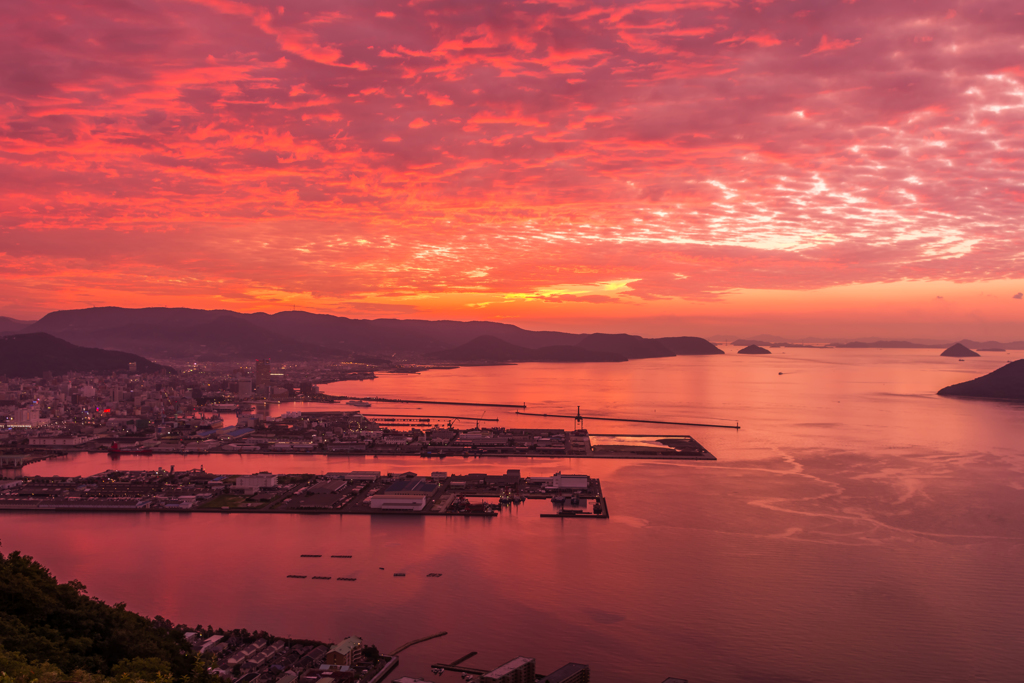 屋島の夕焼け