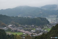 城下町の朝