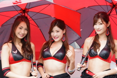 初めてのレースクィーン撮影