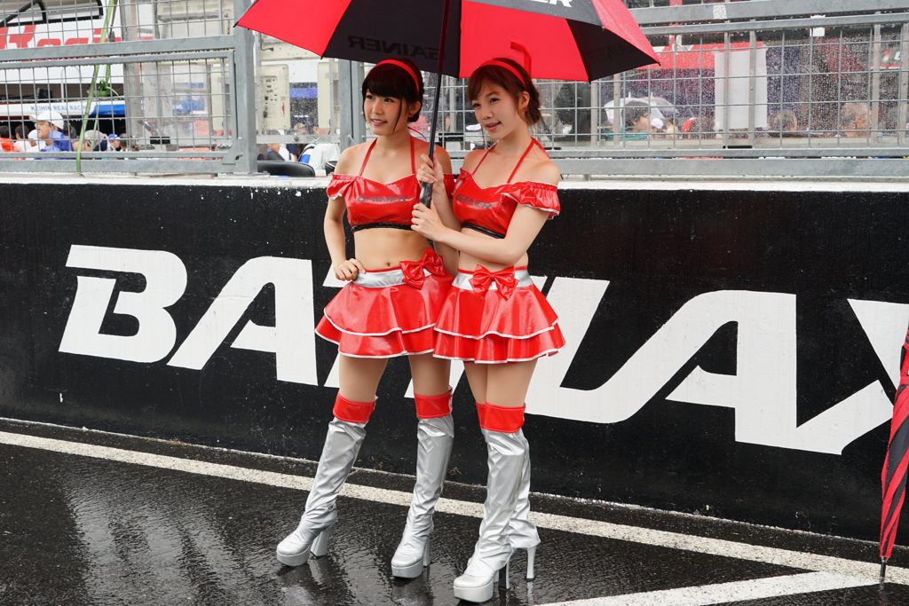 初めてのレースクィーン撮影