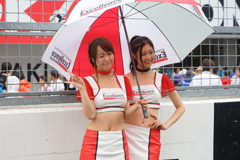 初めてのレースクィーン撮影