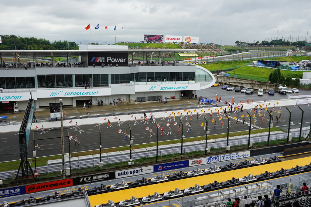 初めてのレースクィーン撮影