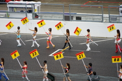 初めてのレースクィーン撮影