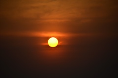 大阪もやっと太陽