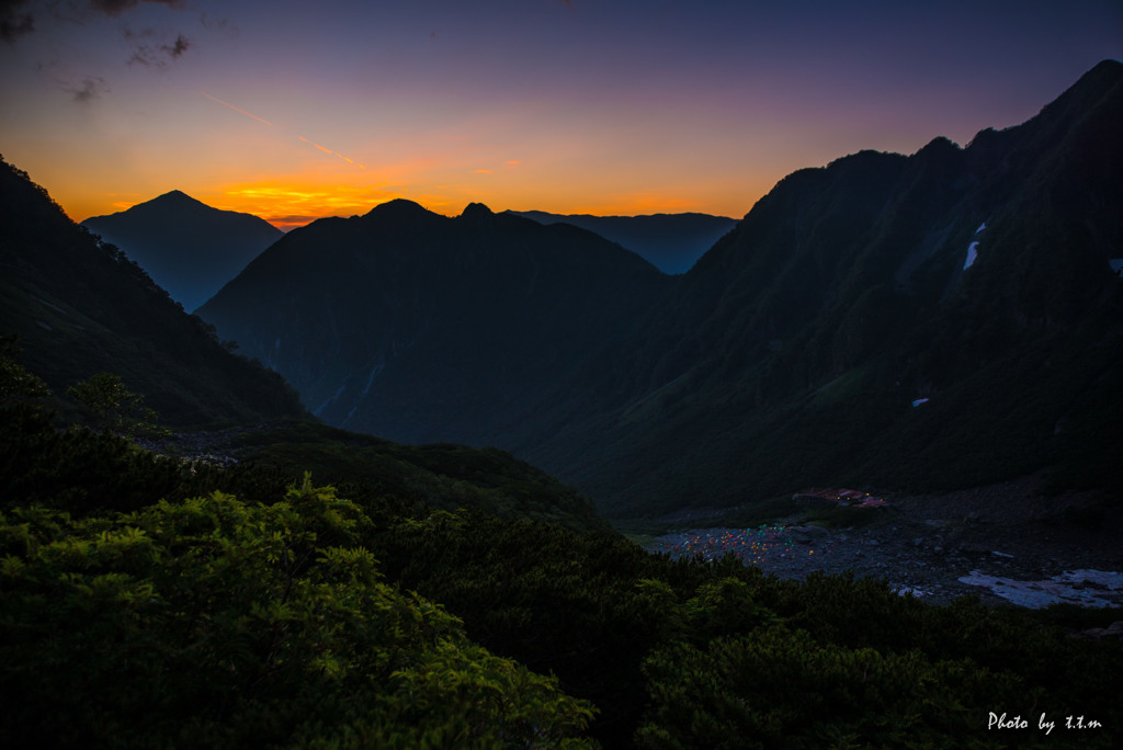涸沢の朝