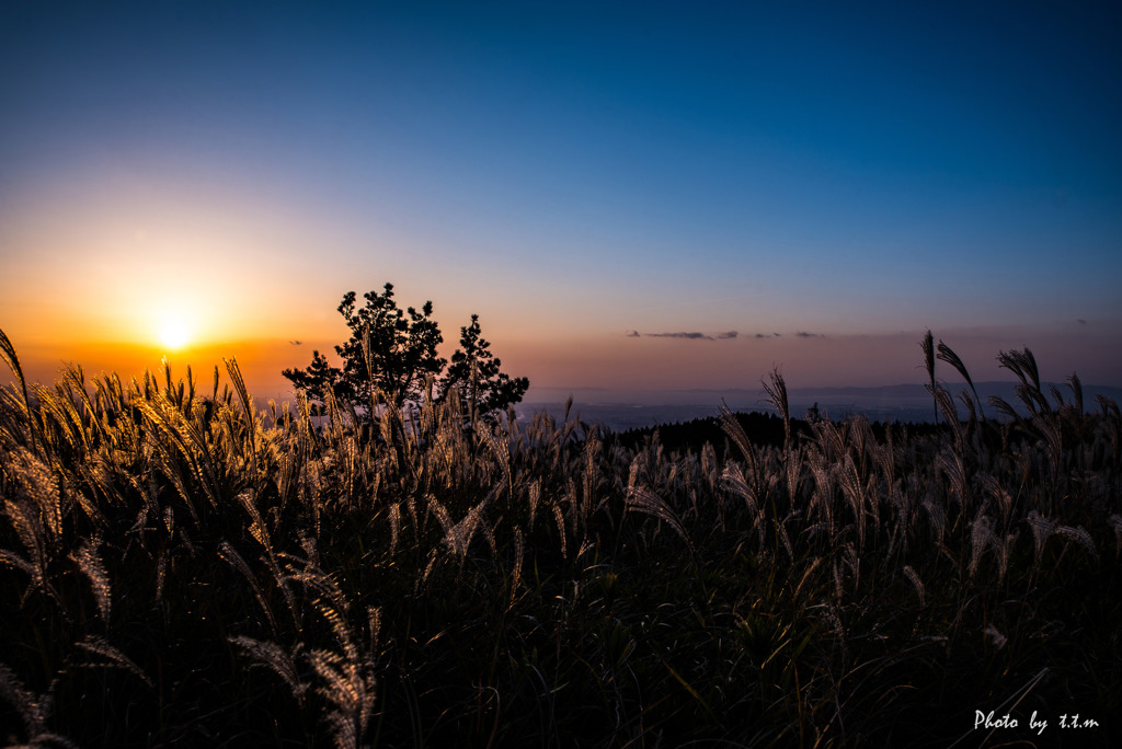 大阪sunset_葛城山より