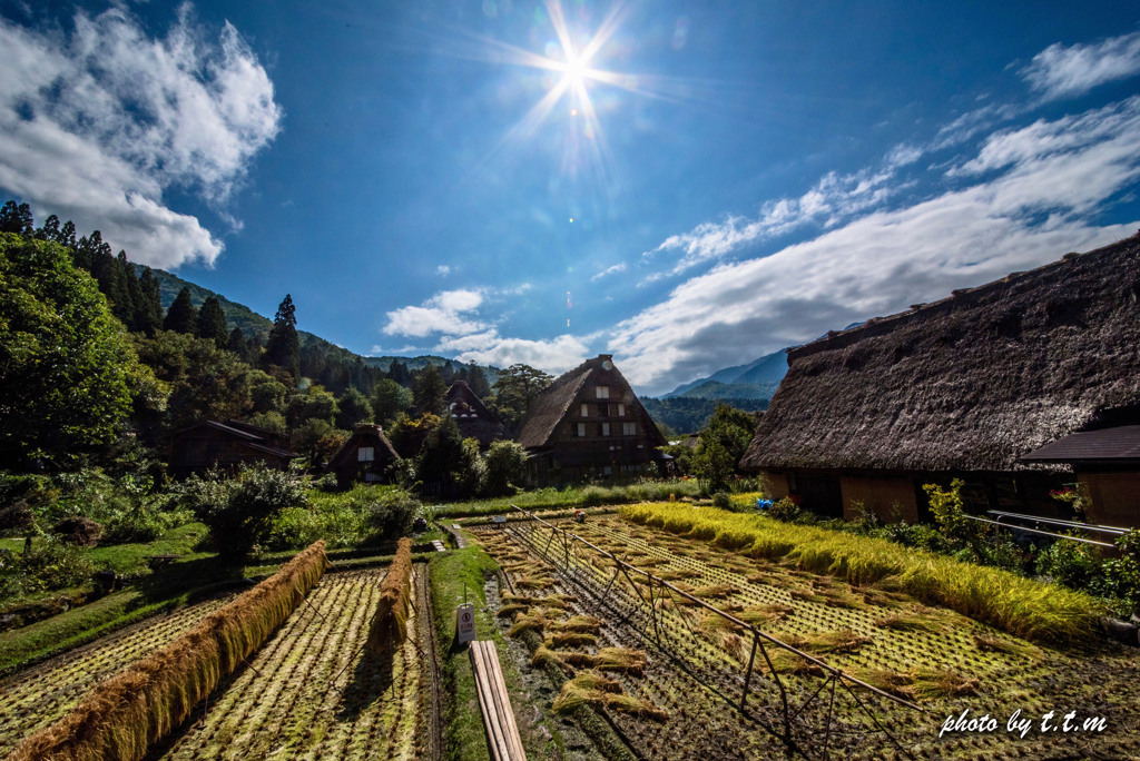 里山の空