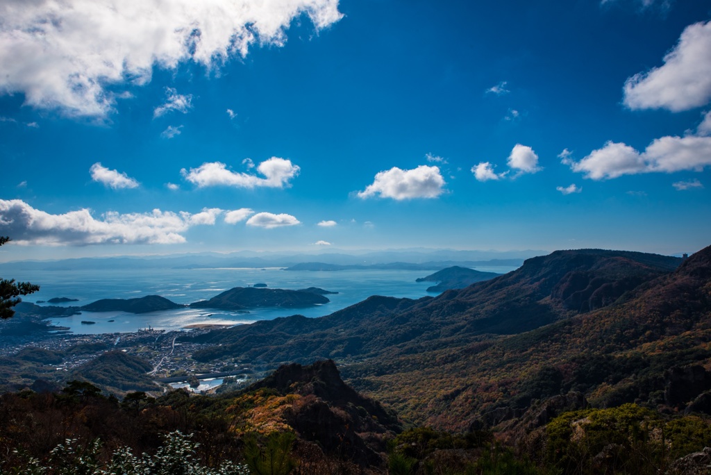海と空と山  