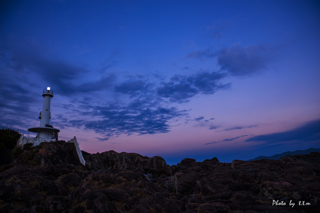 長崎鼻灯台_twilight