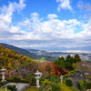 善峯寺から京都を一望