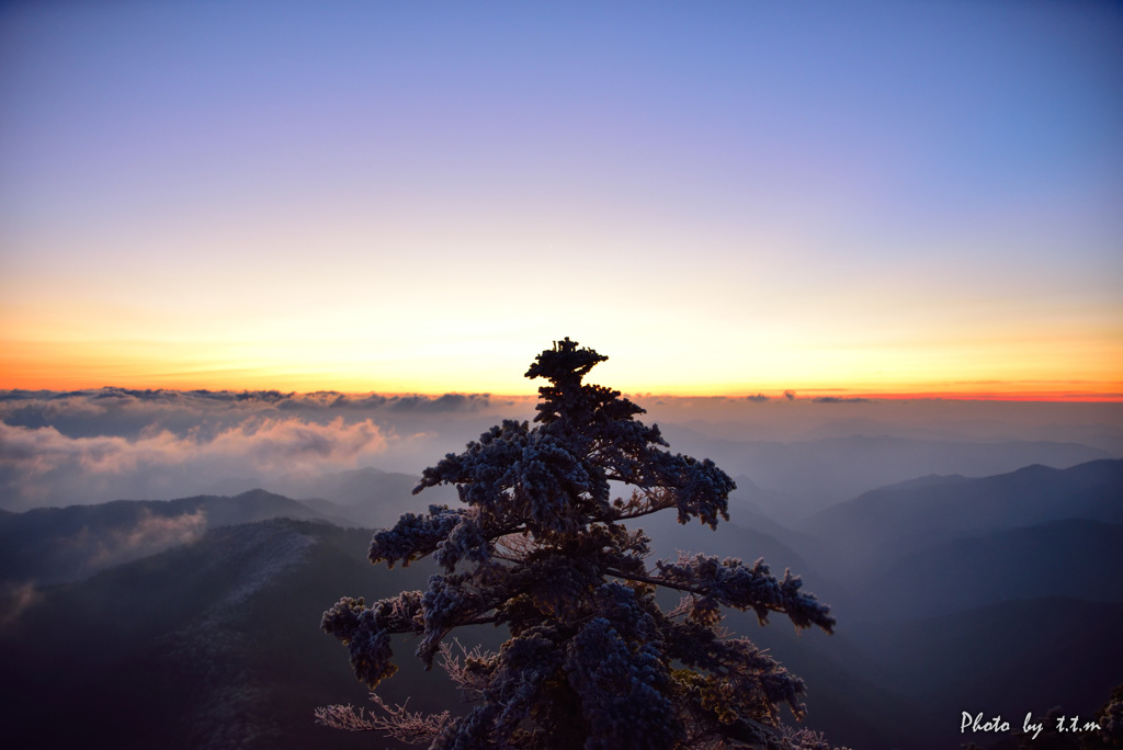 弥山_11月の朝