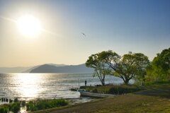 琵琶湖岸風景