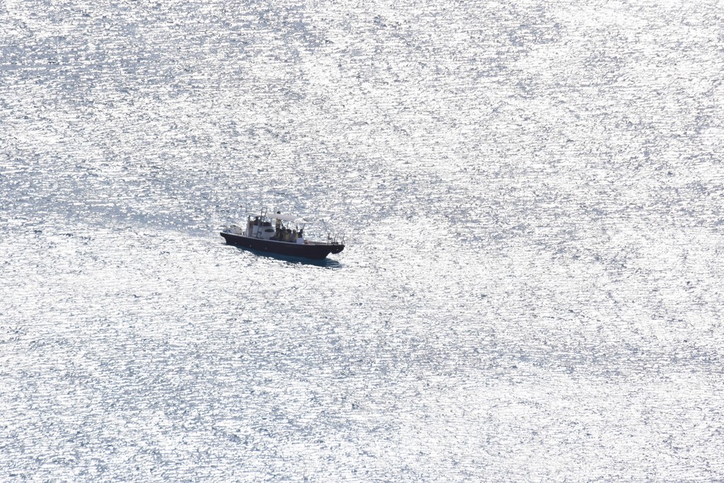 銀色の海