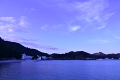 夕方の大村海岸