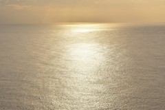 黄昏の海