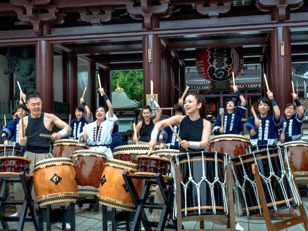 川崎大師の和太鼓