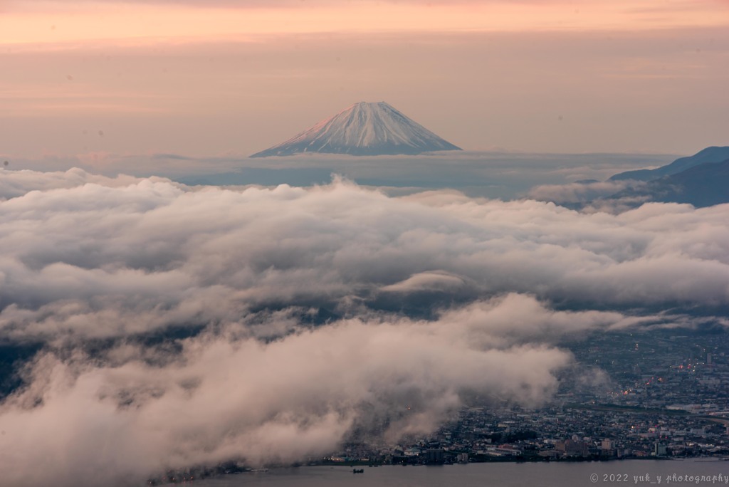 雲海を眺めて