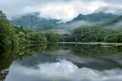 戸隠連山を望む