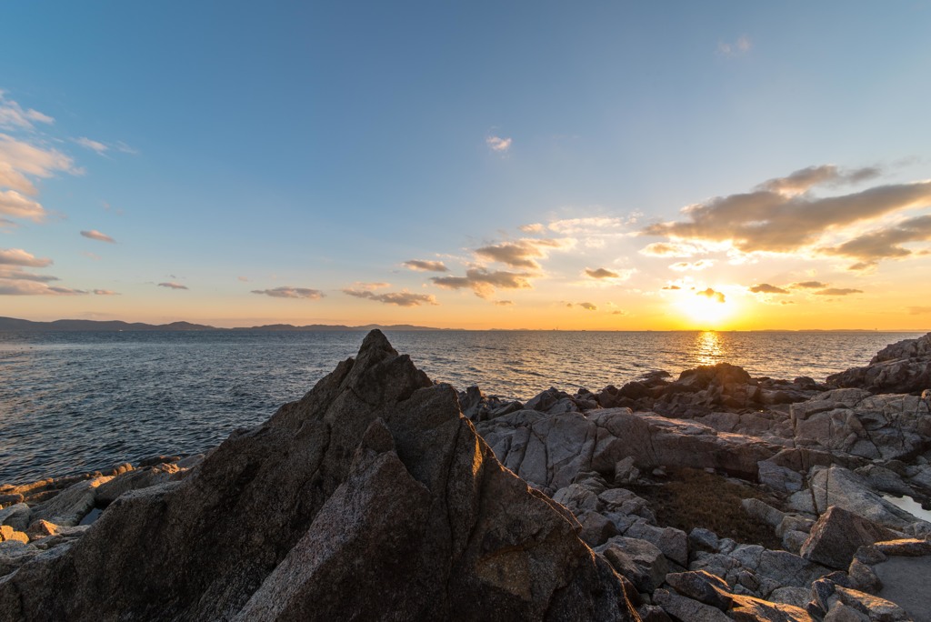 西浦の夕暮れ