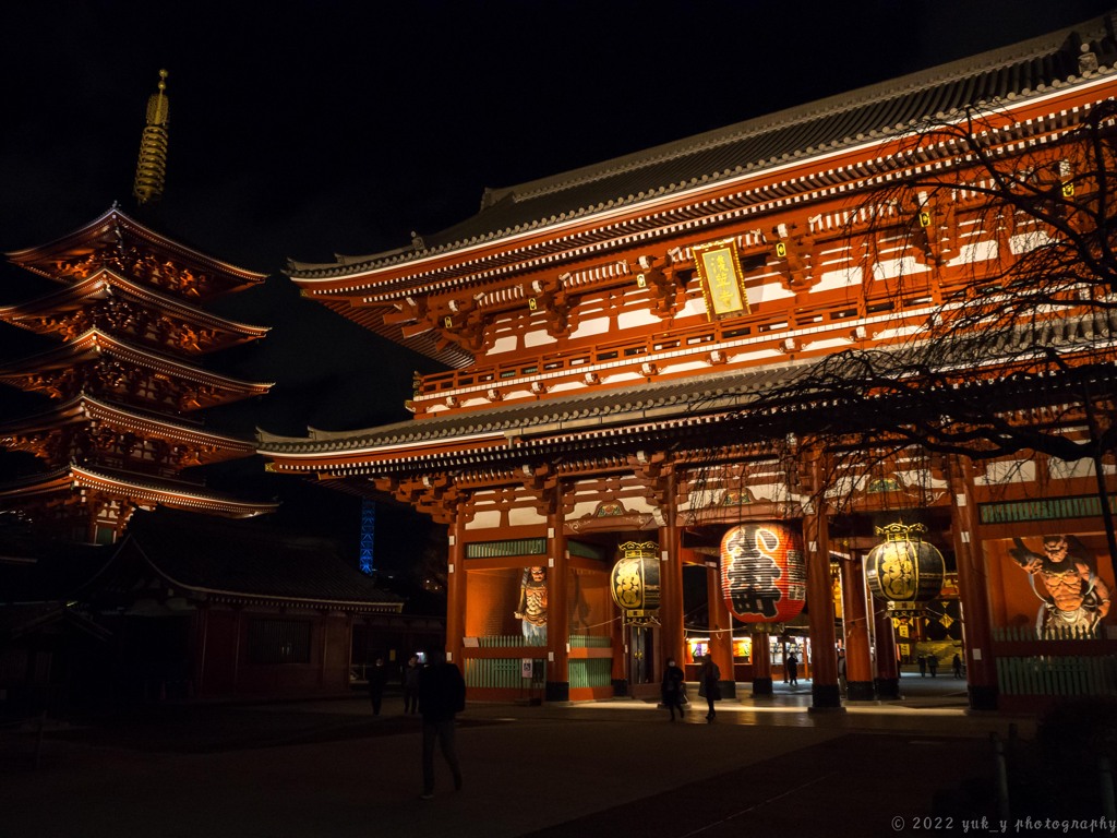 浅草寺の静けさ