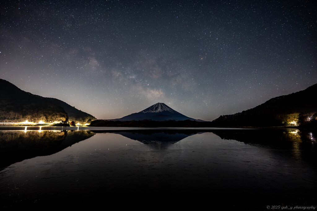 薄氷の湖