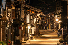 奈良井宿の深夜