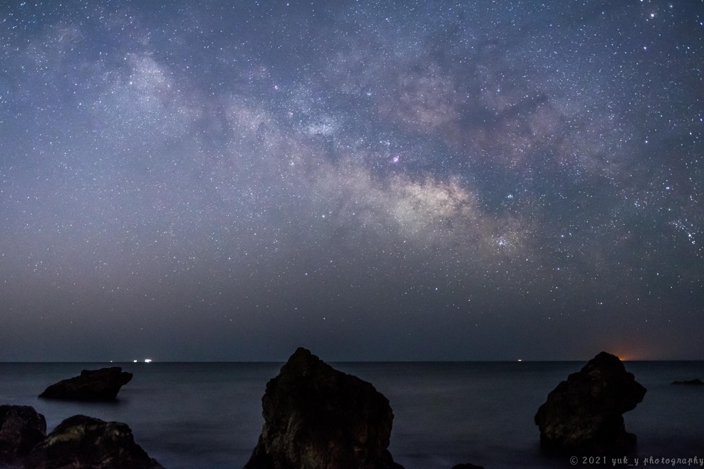 銀河の夜空