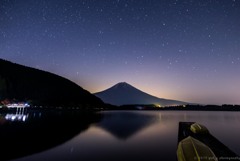 田貫湖の夜空