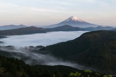 芦ノ湖の雲海